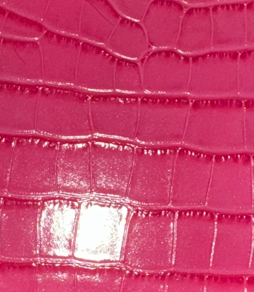KK Fuchsia Kroko Blanc