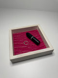 KK Fuchsia Kroko Blanc